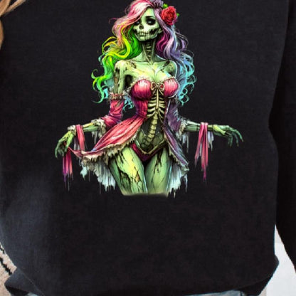 Pretty Zombie Girl Sweatshirt