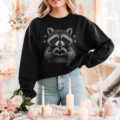 Raccoon Heart Sweatshirt - photo 3