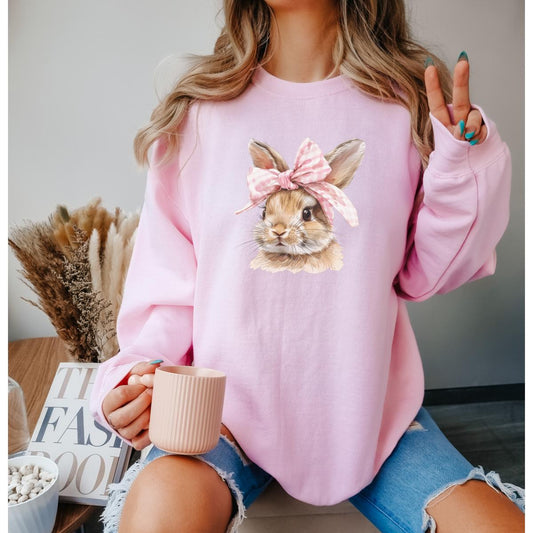 Coquette Easter Bunny Sweatshirt