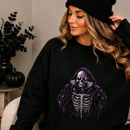 Chilled Skeleton Halloween Sweatshirt