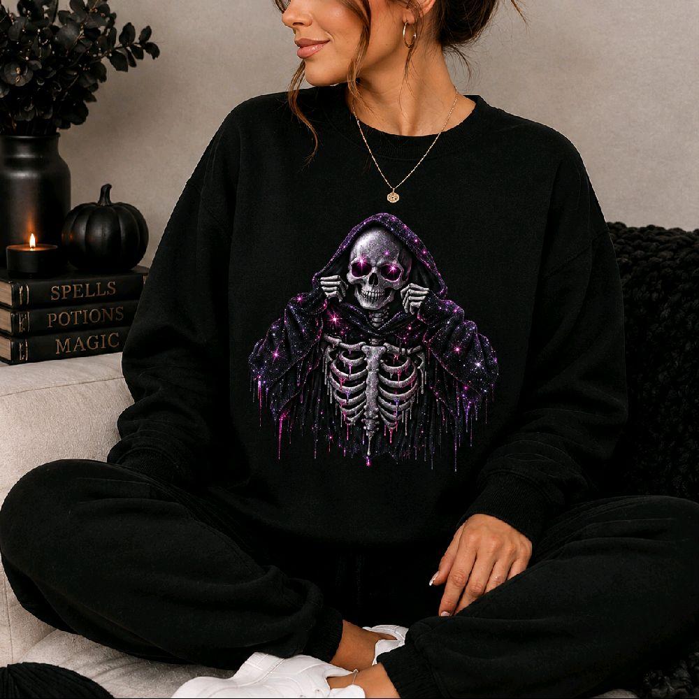 Chilled Skeleton Halloween Sweatshirt