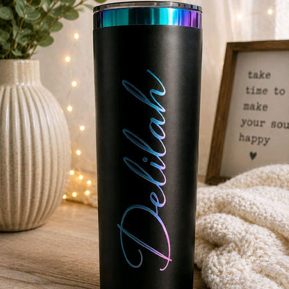 Custom Rainbow Engraved 20oz Tumbler - photo 4
