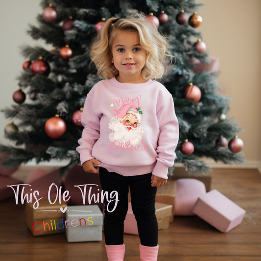 Children’s Vintage Santa Crewneck