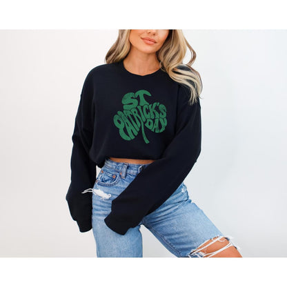 Four Leaf Clover St Patricks Day Sweatshirt - photo 5