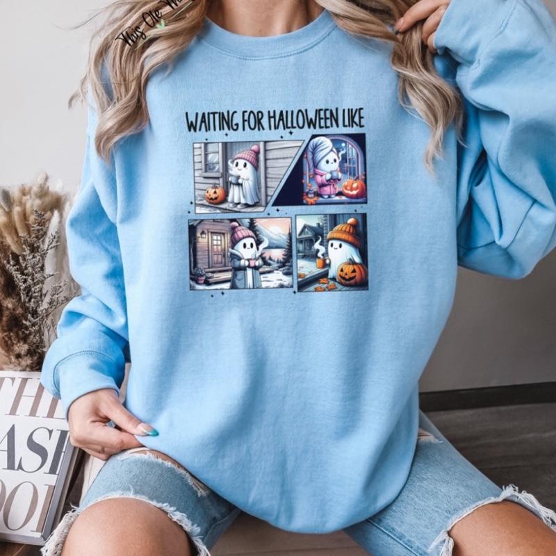 Waiting For Halloween Like Crewneck Sweatshirt