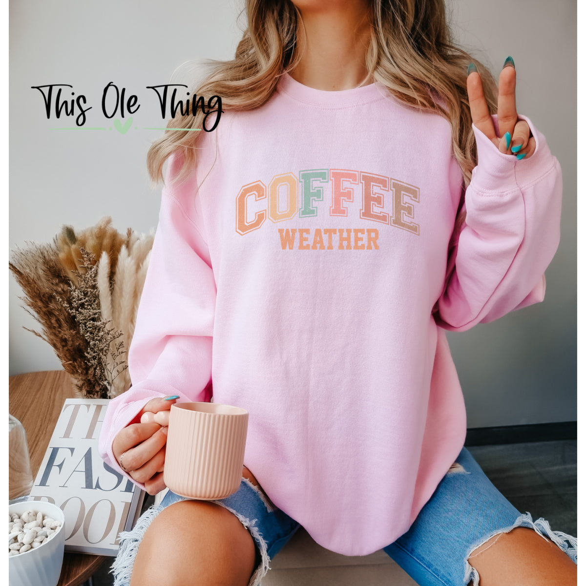 Coffee weather crewneck