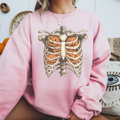 Skelly pumpkin sweatshirt