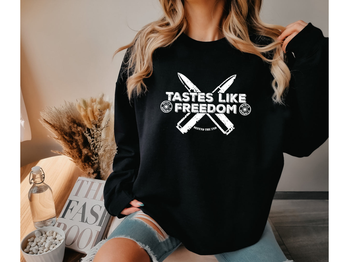 Tastes like freedom unisex sweatshirt