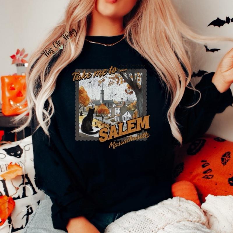 Back To Salem Crewneck Sweatshirt - photo 4