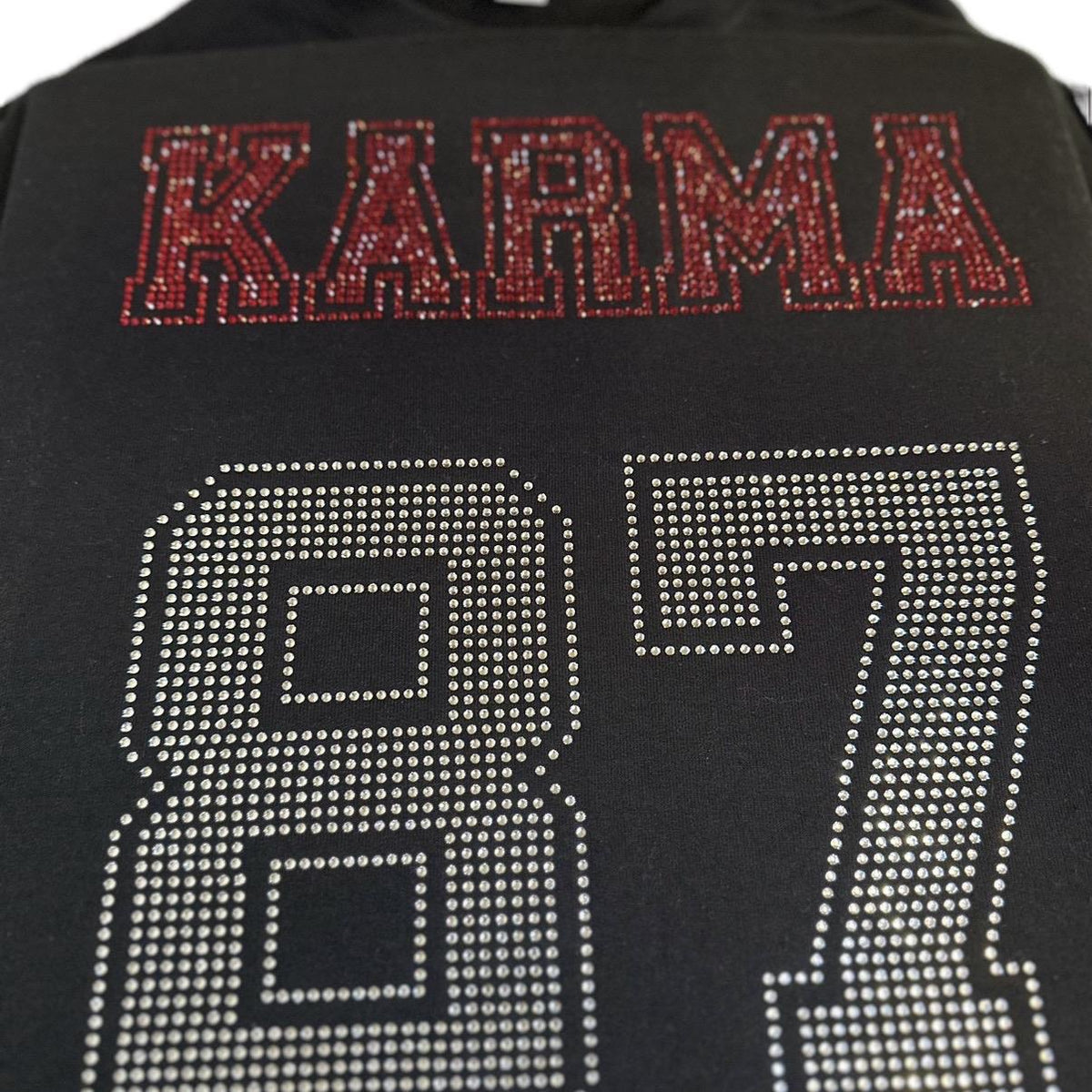 Karma 87 Rhinestone Crewneck Sweatshirt - photo 3