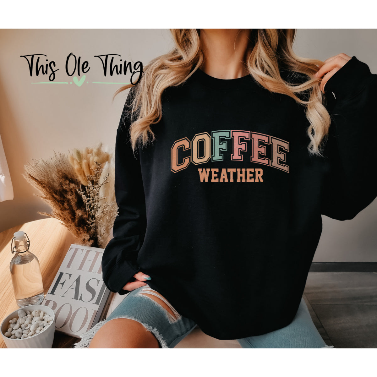 Coffee weather crewneck