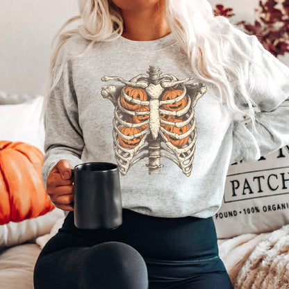 Skelly pumpkin sweatshirt