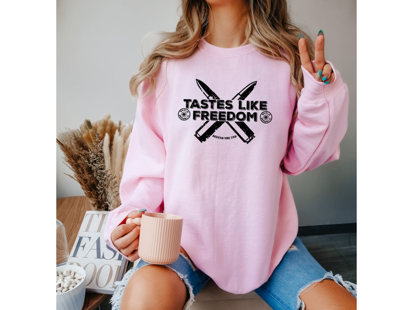 Tastes like freedom unisex sweatshirt