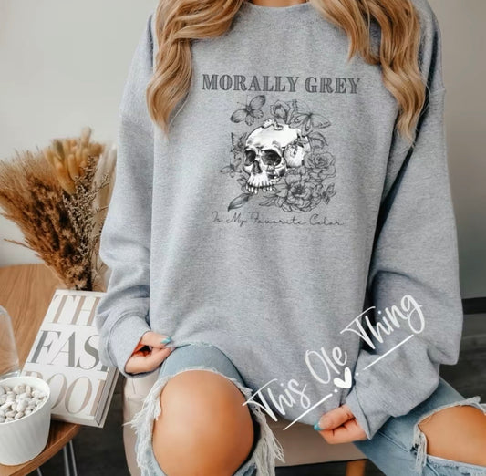 Morally grey crewneck