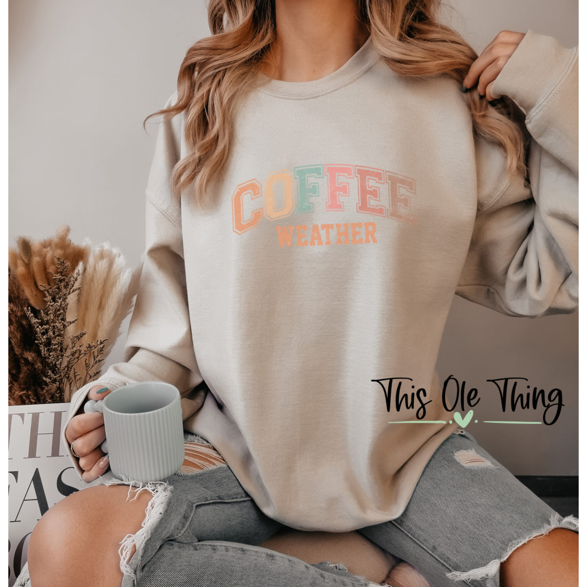 Coffee weather crewneck