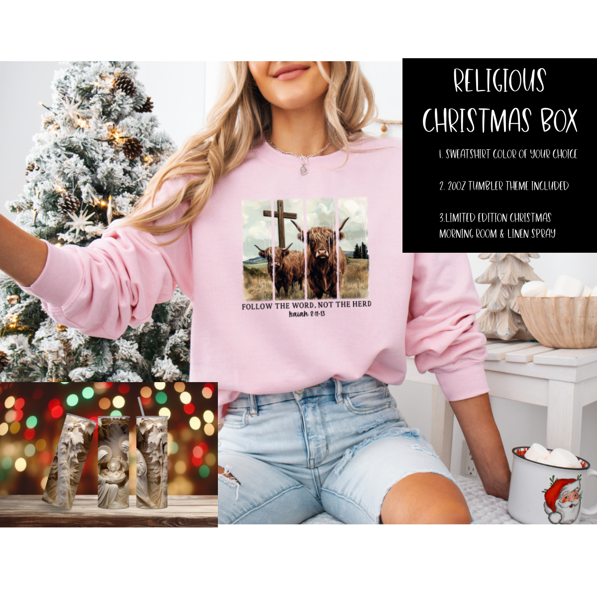 Christmas Box t-shirt option