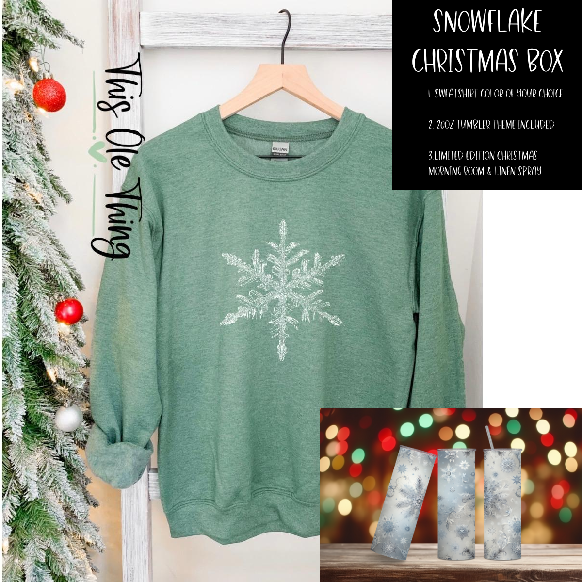 Christmas Box t-shirt option