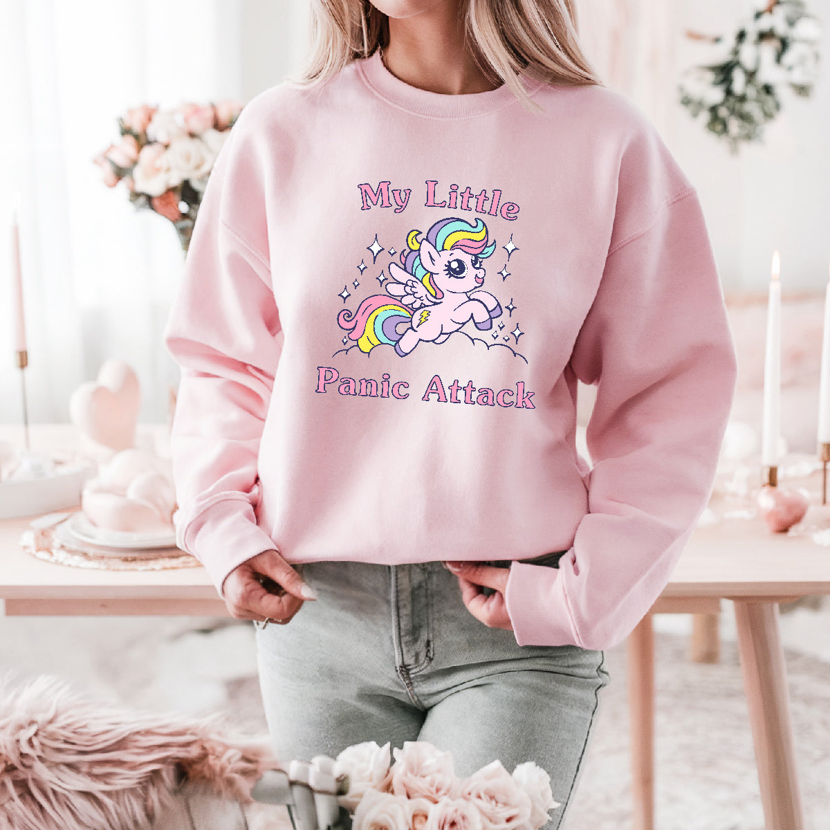 My little panic attack sweatshirt