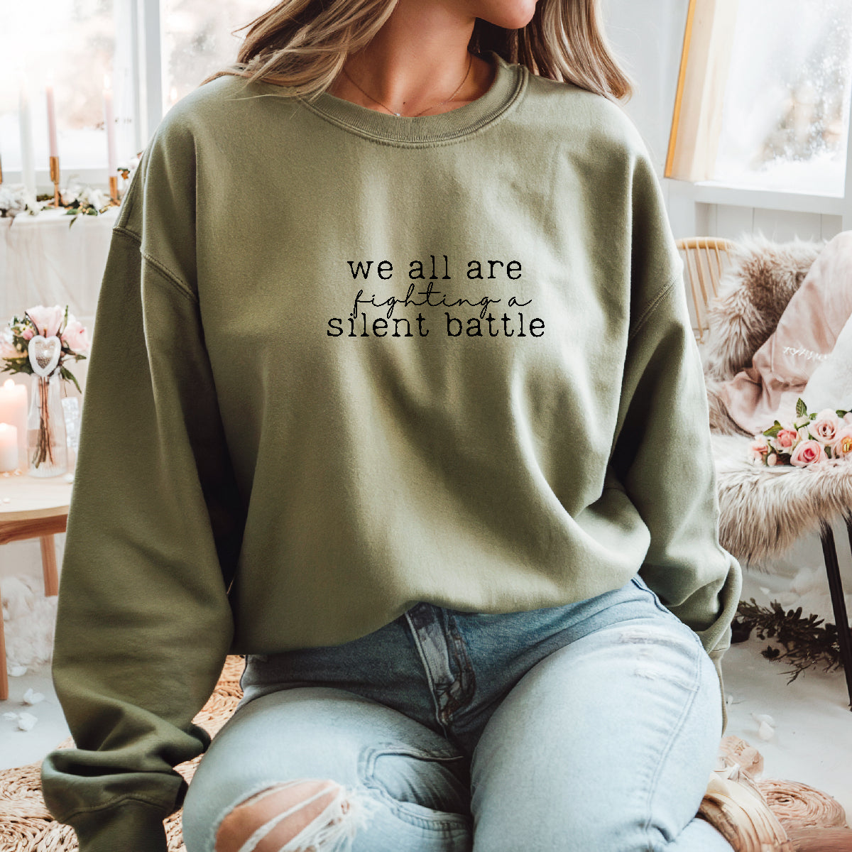 Silent battles sweatshirt