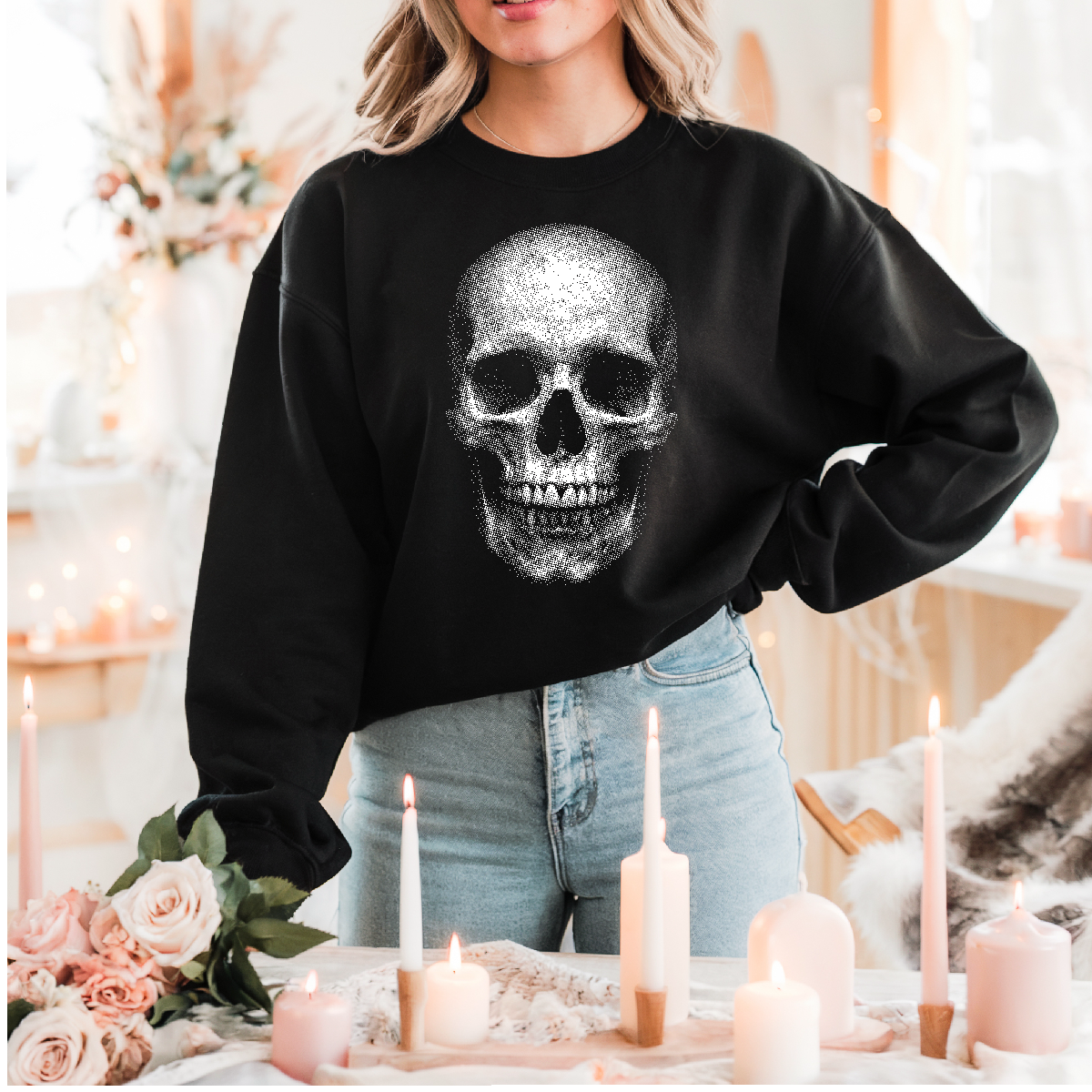Vintage skull sweatshirt