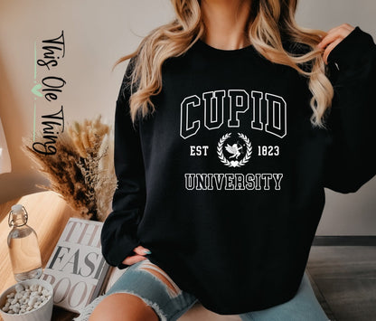 Cupid University crewneck