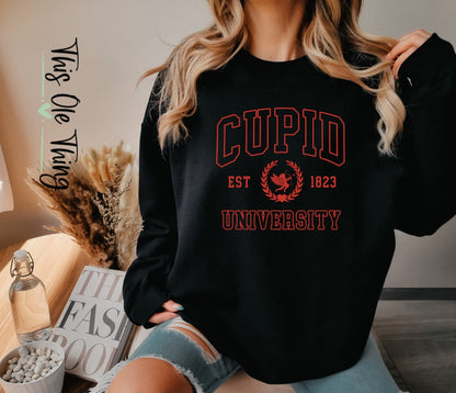 Cupid University crewneck