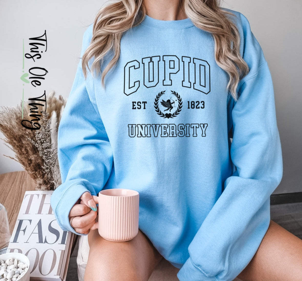 Cupid University crewneck