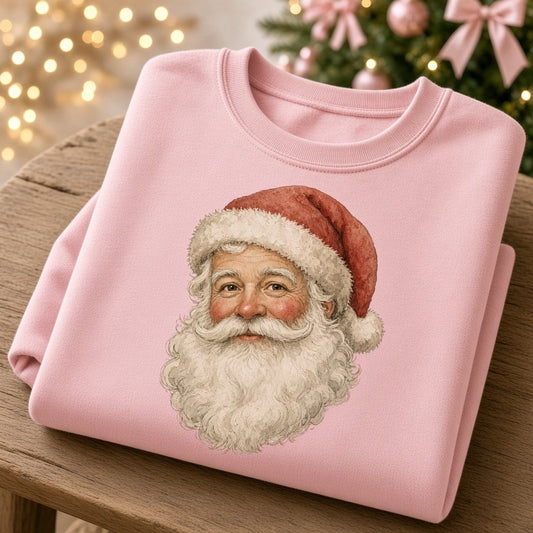 Old Fashioned Santa Crewneck Sweatshirt