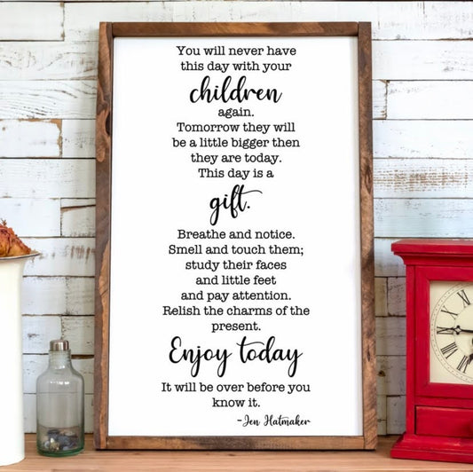 16x24 Children Are A Gift Wooden Sign