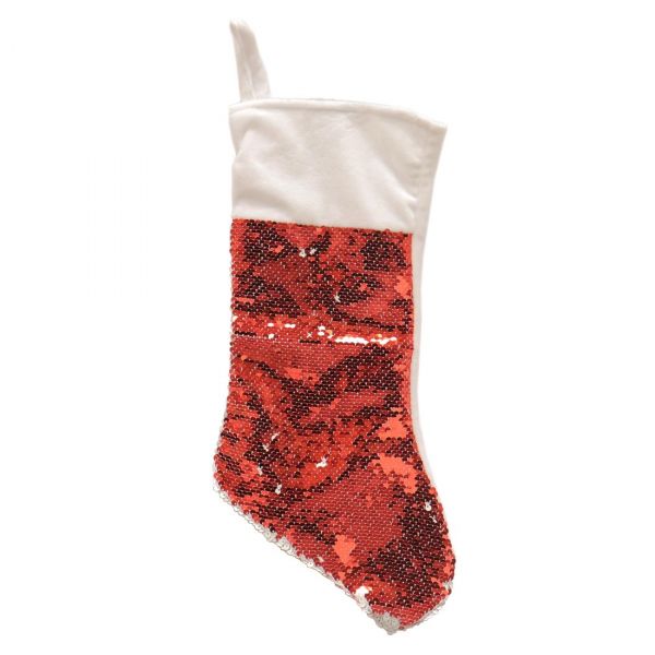 Customizable sequin stocking