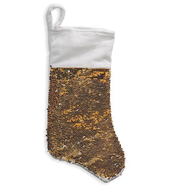 Customizable sequin stocking